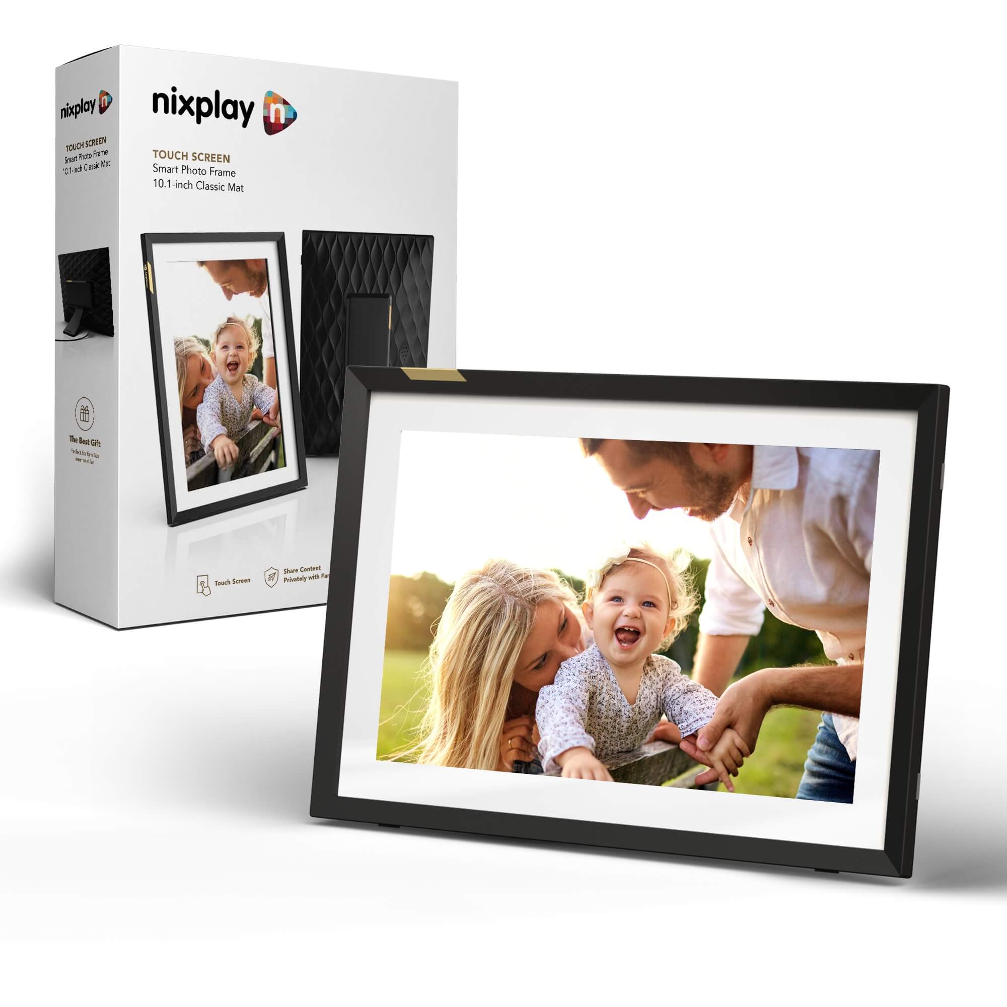 10.1-inch HD Matted Touch Screen Wi-Fi Digital Frame - Nixplay