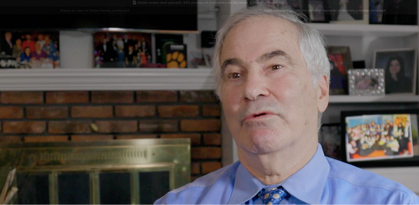 Ralph and his mother enjoy talking about family members on their Nixplay frames