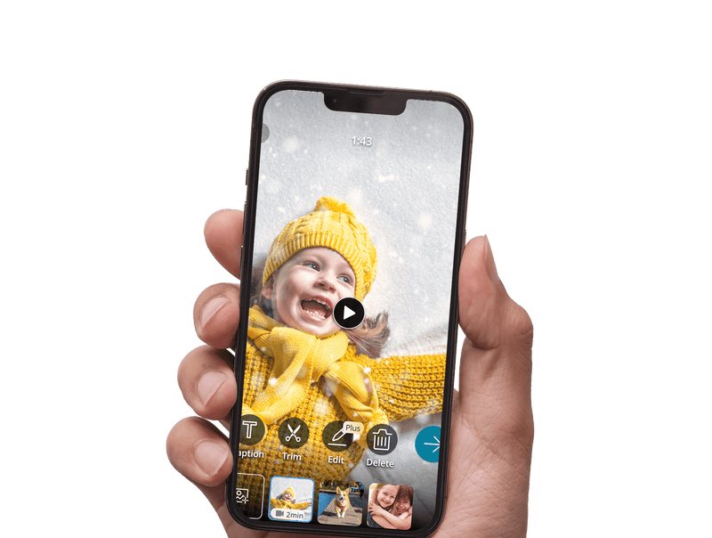 Capture the magic of every moment with 2 minute long videos