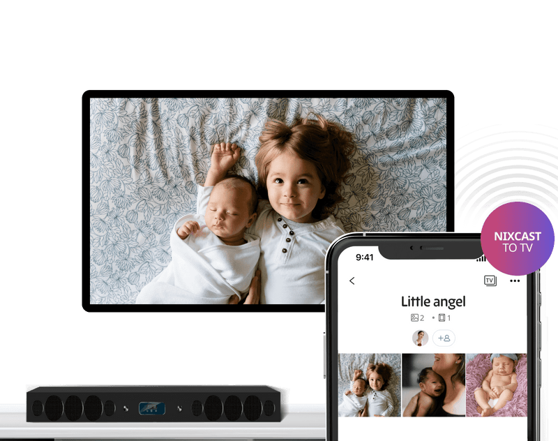 Watch albums on your smart TV with NixCast